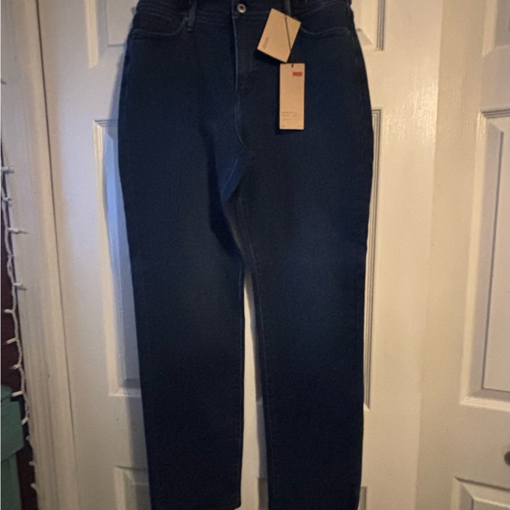 Levi's Women's Straight Leg Jeans - Dark Blue